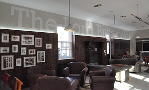 Newly refurbished Lord Butterfield Bar