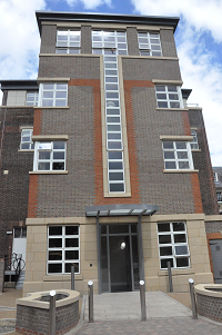 Exterior of newly refurbished Griphon House, July 2012